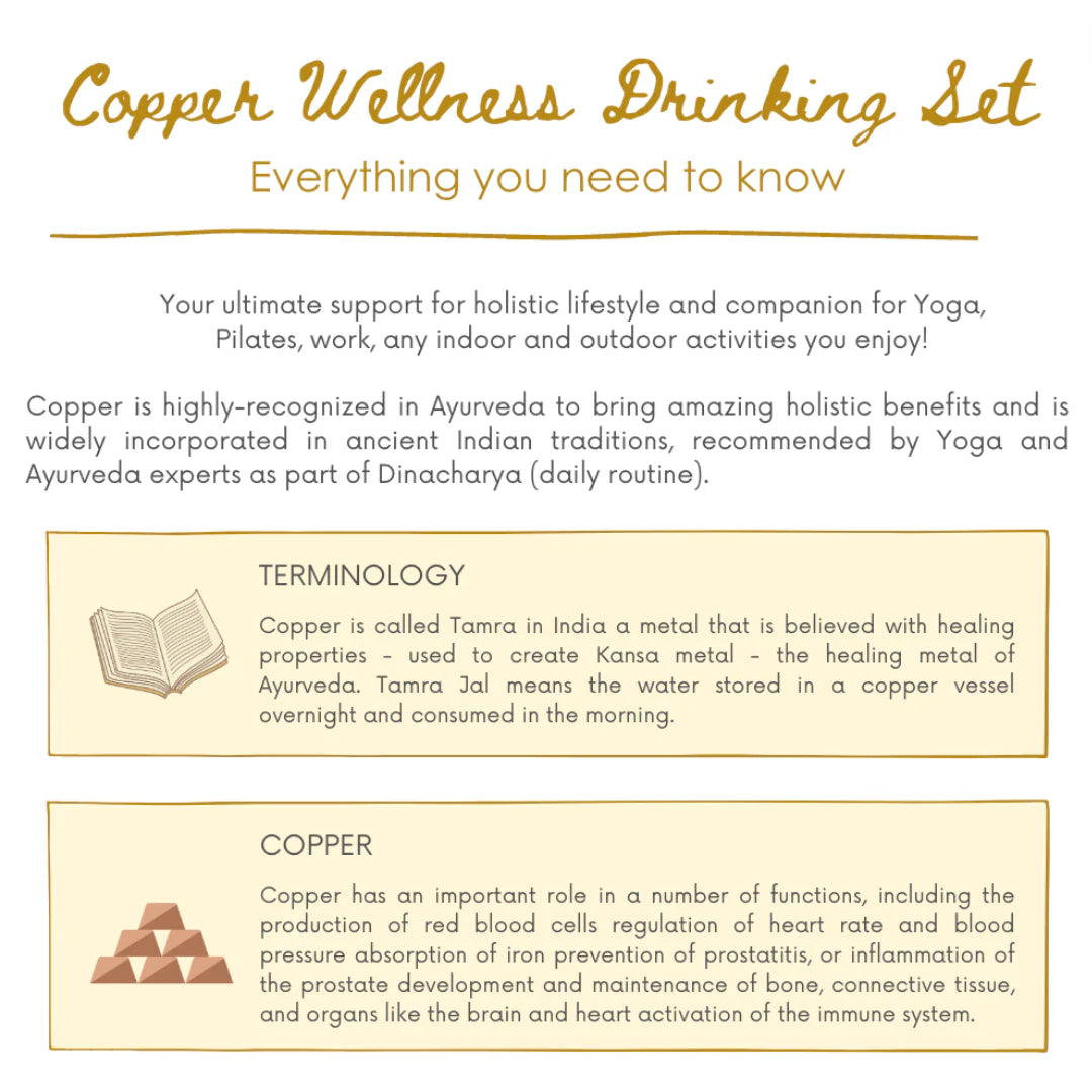 Kansa Organics Copper Cups