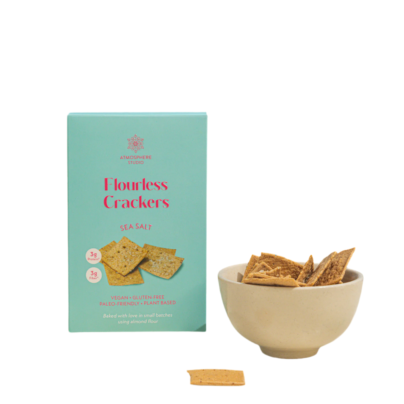 Atmosphere Studio Sea Salt Grain-Free Crackers