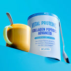 Vital Proteins Advanced Collagen Unflavoured Peptides Powder with Hyaluronic Acid & Vitamin C (Small 265g / Big 567g)