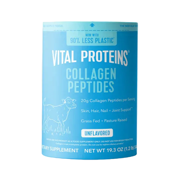 Vital Proteins Bovine Collagen Peptides Unflavoured Powder (567g) - Skin, Hair, & Joint Support