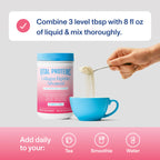 Vital Proteins Advanced Collagen Peptides Powder with Hyaluronic Acid & Vitamin C - Strawberry Lemon (299g)