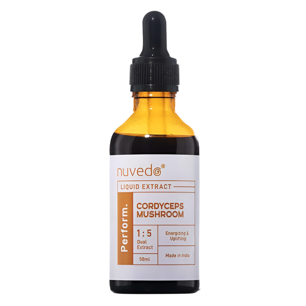 Nuvedo Cordyceps Mushroom Liquid Extract - Boost Energy & Performance | 50ml