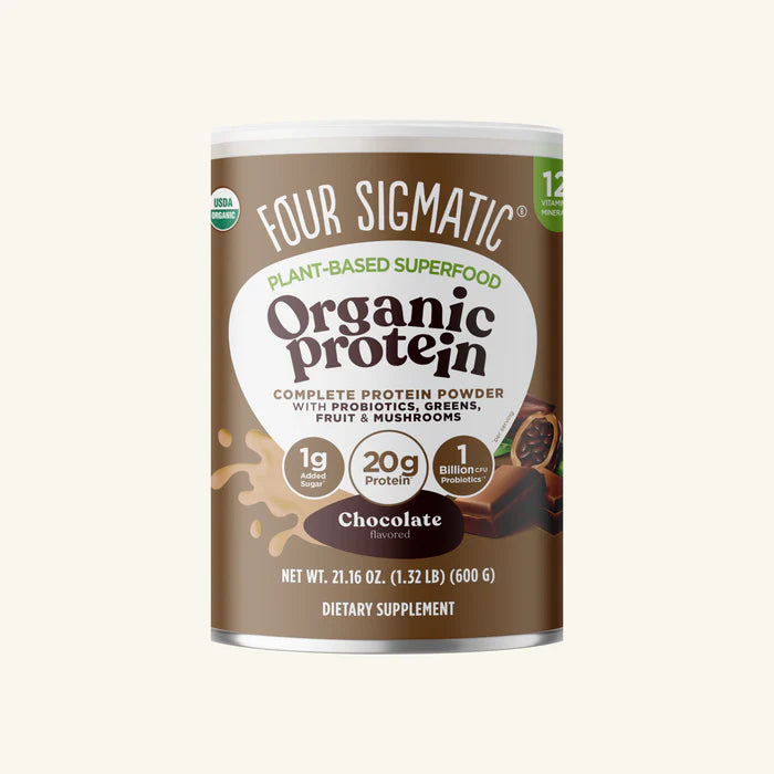 Four Sigmatic Organic Plant-Based Protein With Mushrooms & Adaptogens, Chocolate
