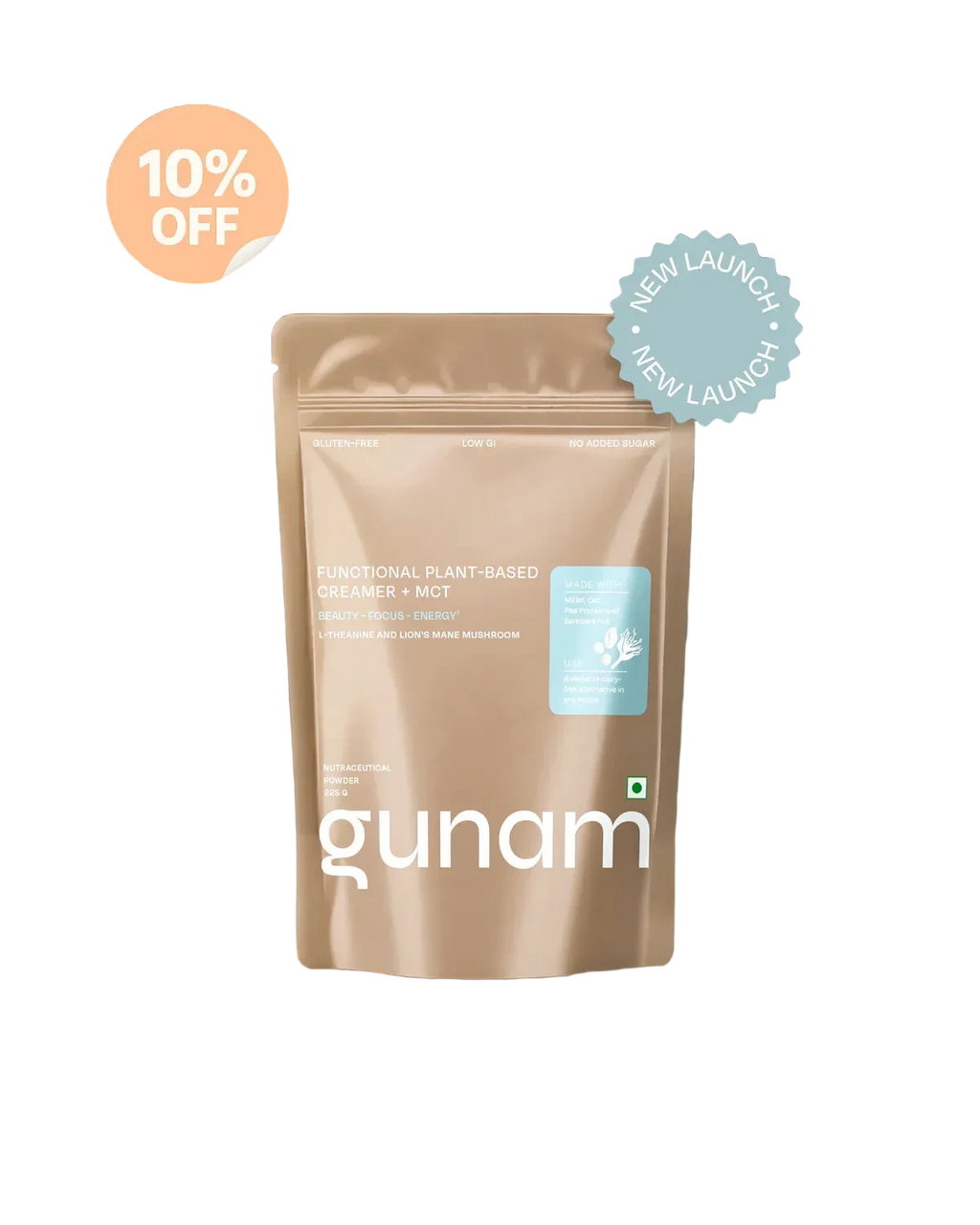 Gunam Beauty Functional Plant-Based Creamer + MCT