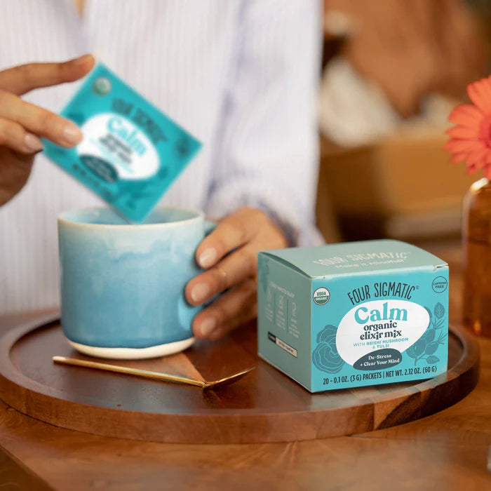 Four Sigmatic Calm Reishi Mushroom Organic Elixir Mix, 20 Sachets