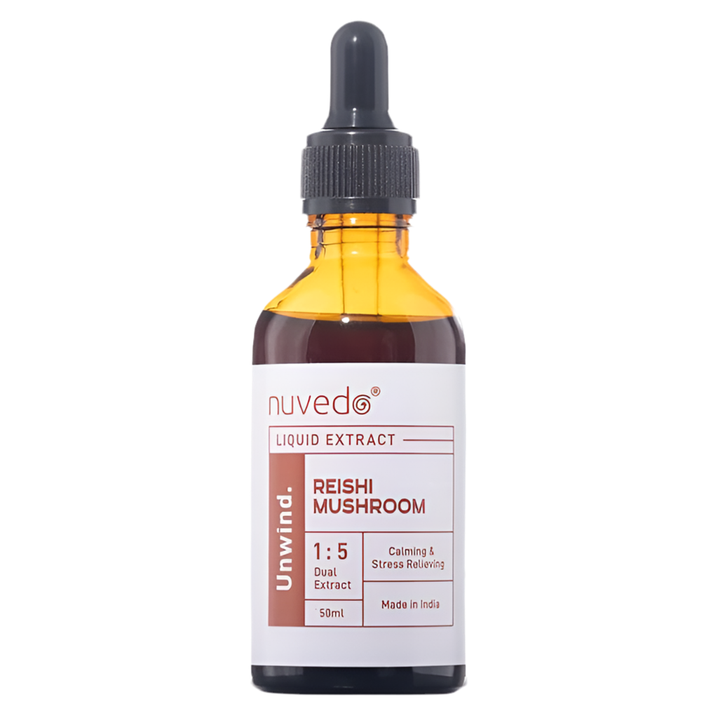 Nuvedo Reishi Mushroom Liquid Extract | Calm Your Mind & Strengthen Your Immunity | 50ml