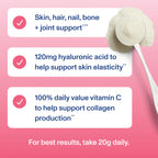 Vital Proteins Advanced Collagen Peptides Powder with Hyaluronic Acid & Vitamin C - Strawberry Lemon (299g)