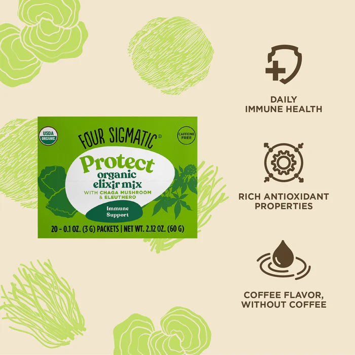 Four Sigmatic Protect Organic Elixir Mix With Chaga Mushroom & Eleuthero