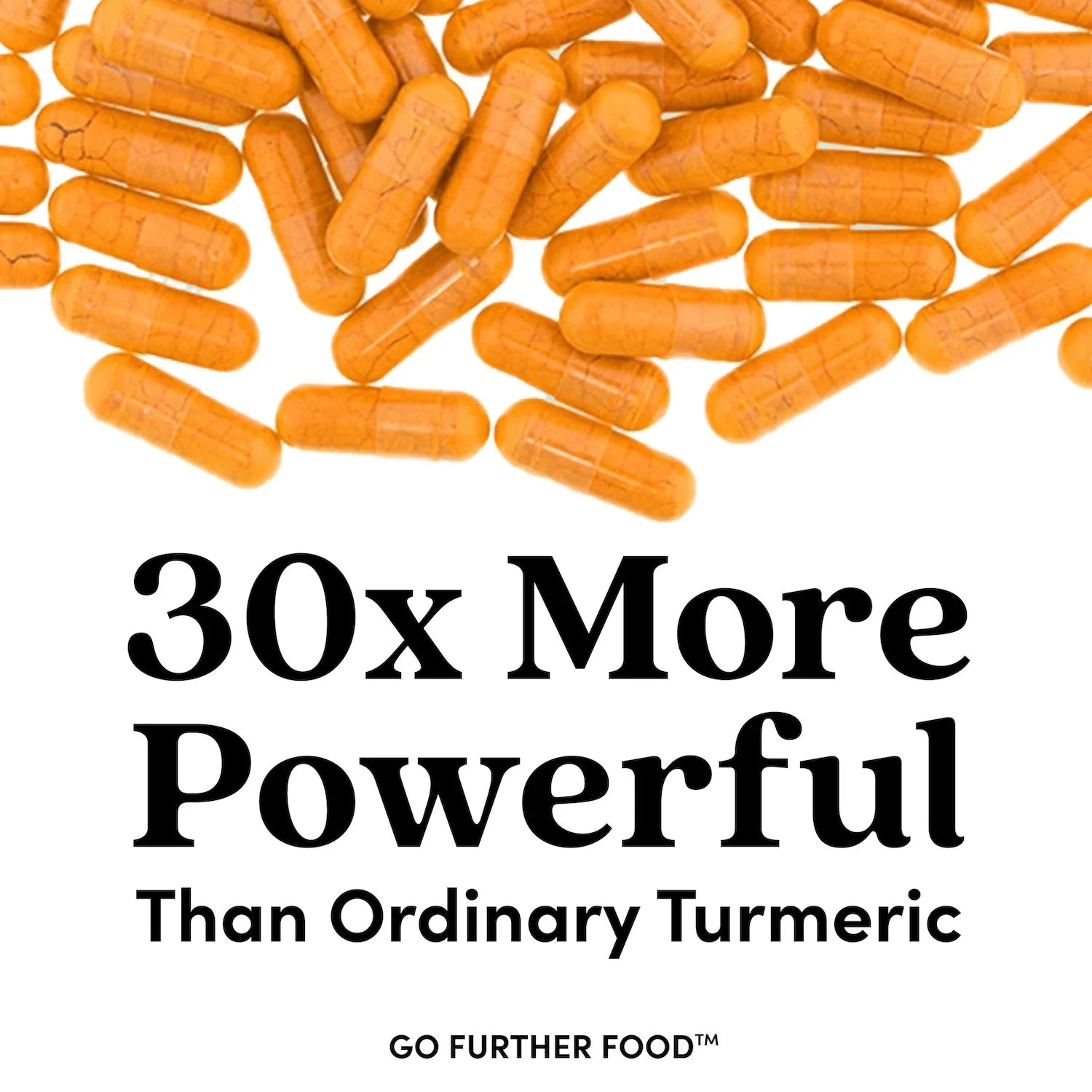 Further Food Premium Curcumin Turmeric - Max Strength 500mg (60 Capsules)