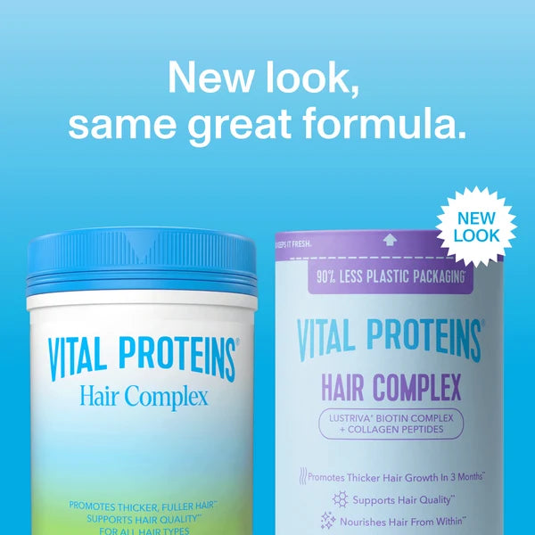 Vital Proteins Hair Complex | Biotin Complex + Bovine Collagen Peptides Unflavoured Powder (323g)