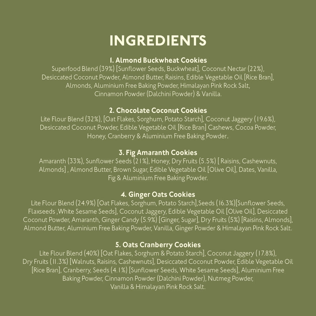 Nourish Organics Variety Cookies Pack
