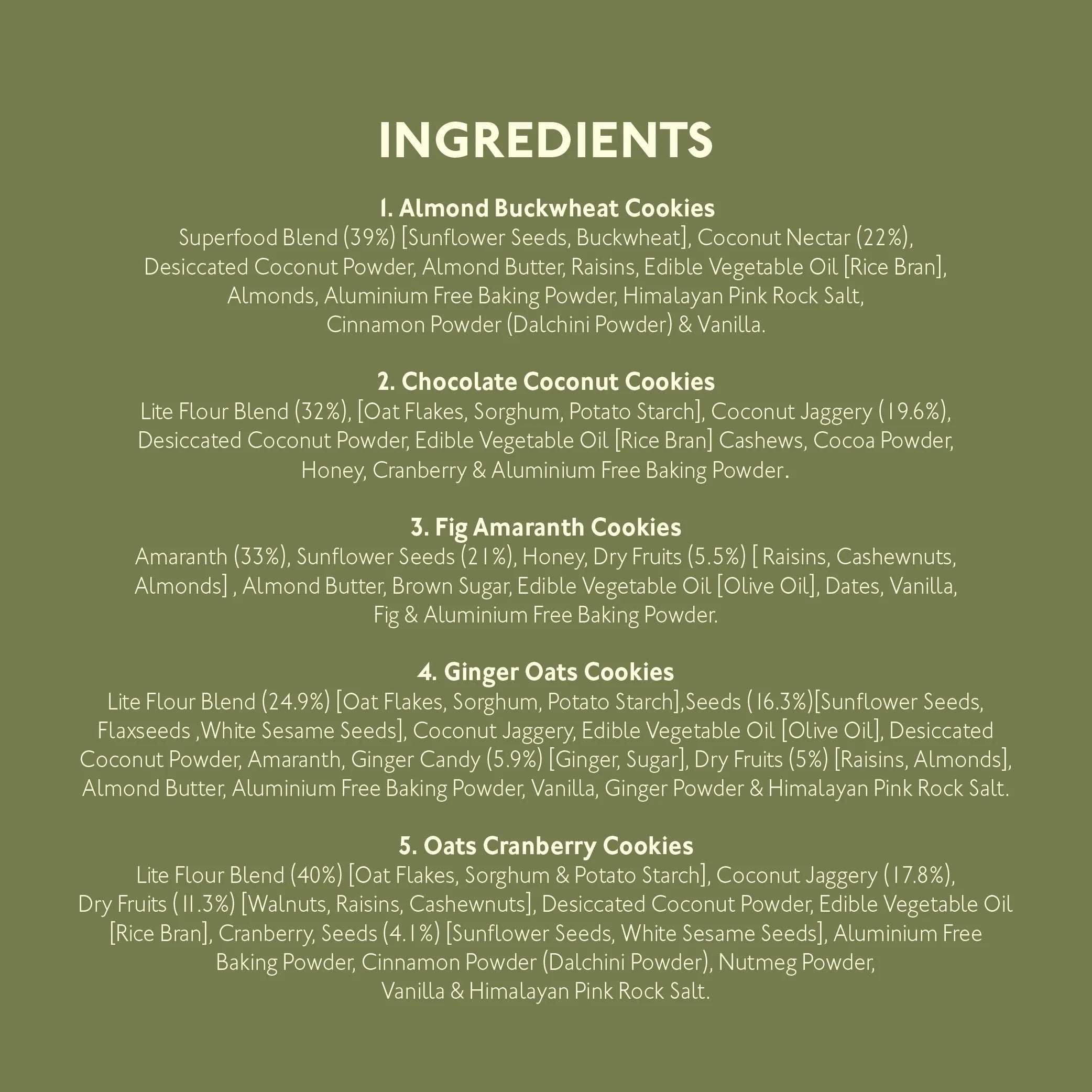 Nourish Organics Variety Cookies Pack