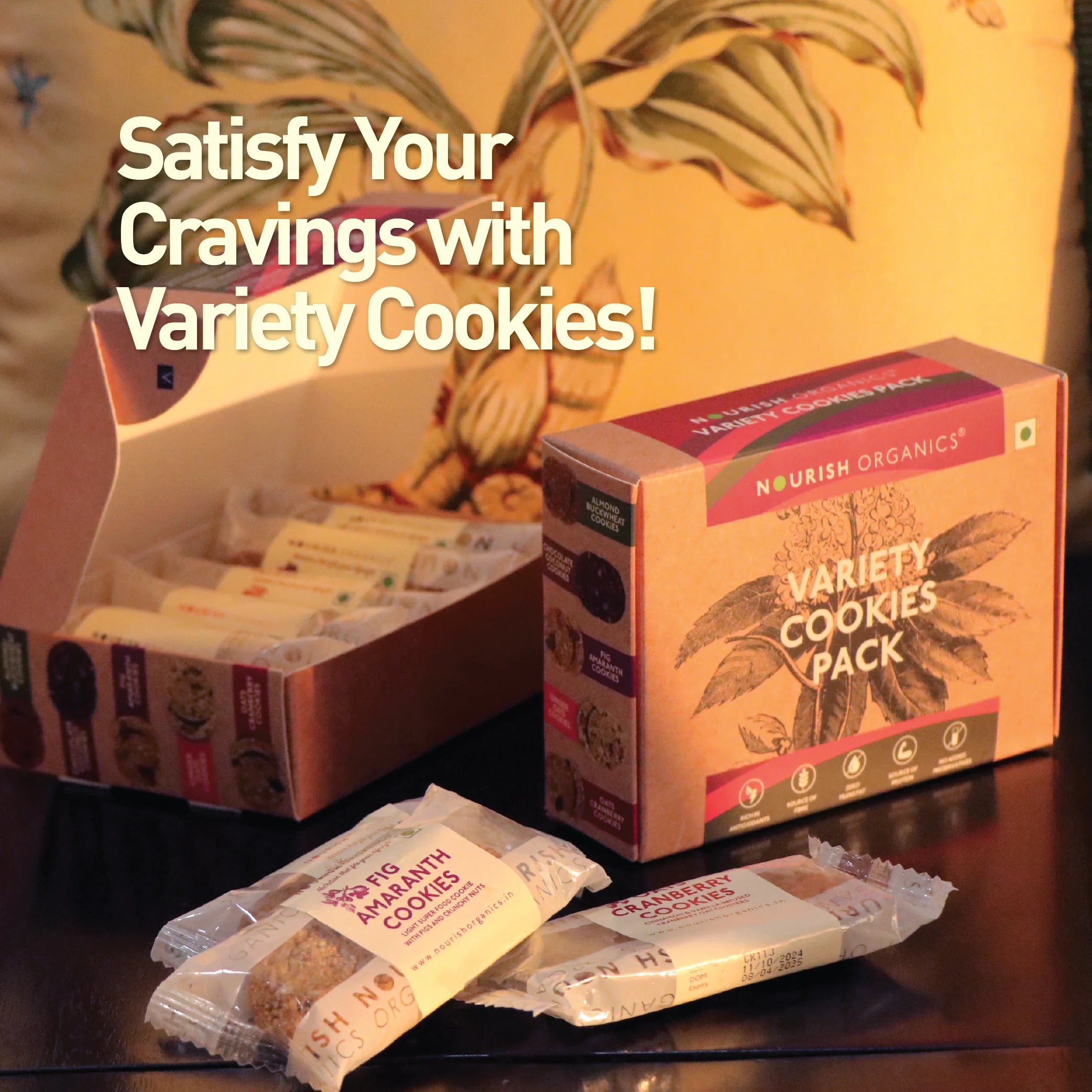 Nourish Organics Variety Cookies Pack
