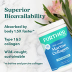 Further Food Wild-Caught Unflavoured Marine Collagen Peptides Powder