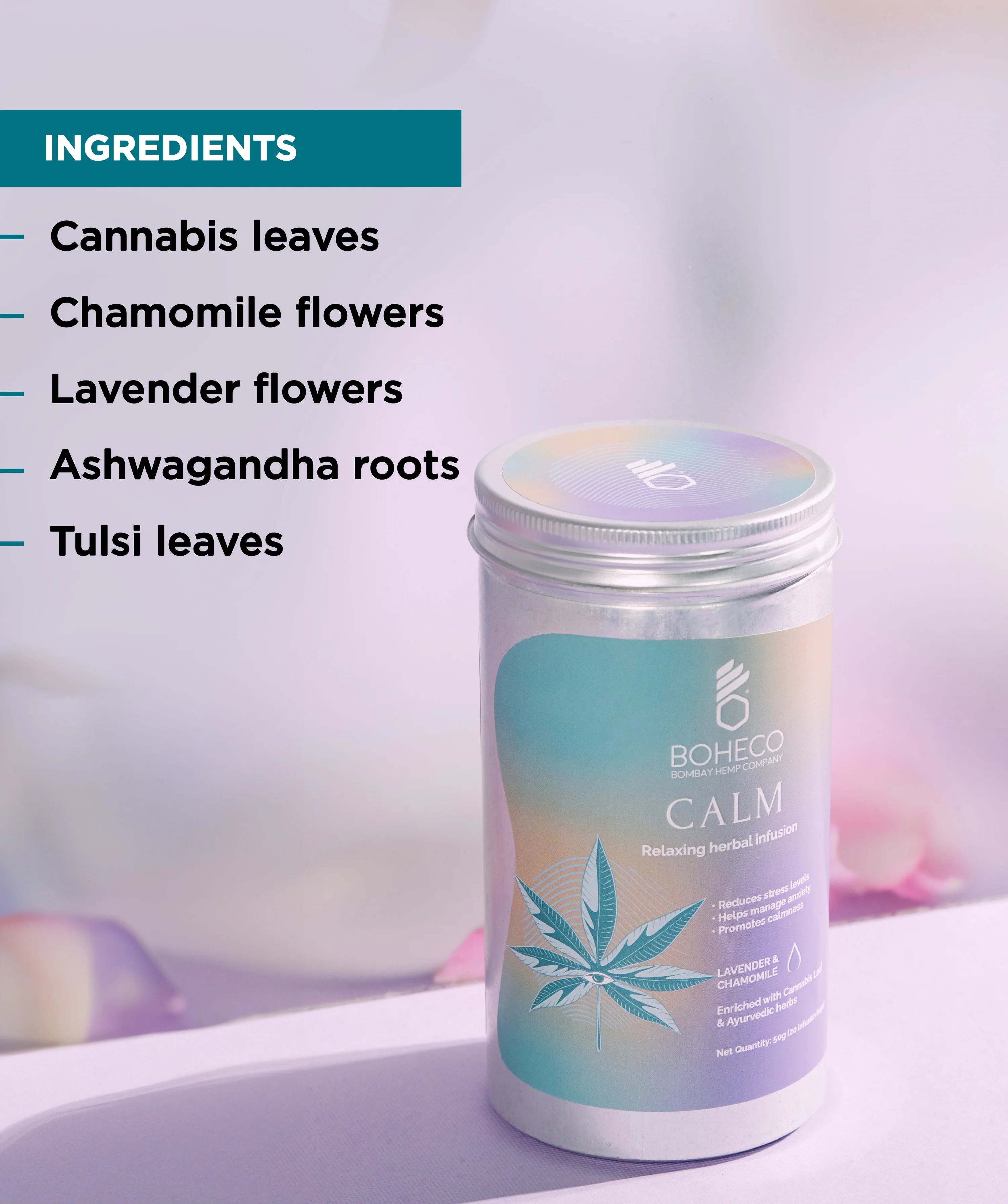 BOHECO Calm Relaxing Herbal Infusion Bags