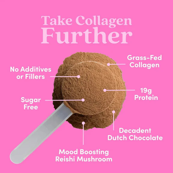 Further Food Chocolate Bovine Collagen Peptides with Reishi Mushroom