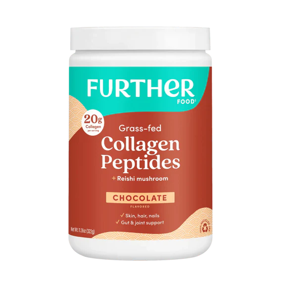 Further Food Chocolate Bovine Collagen Peptides with Reishi Mushroom