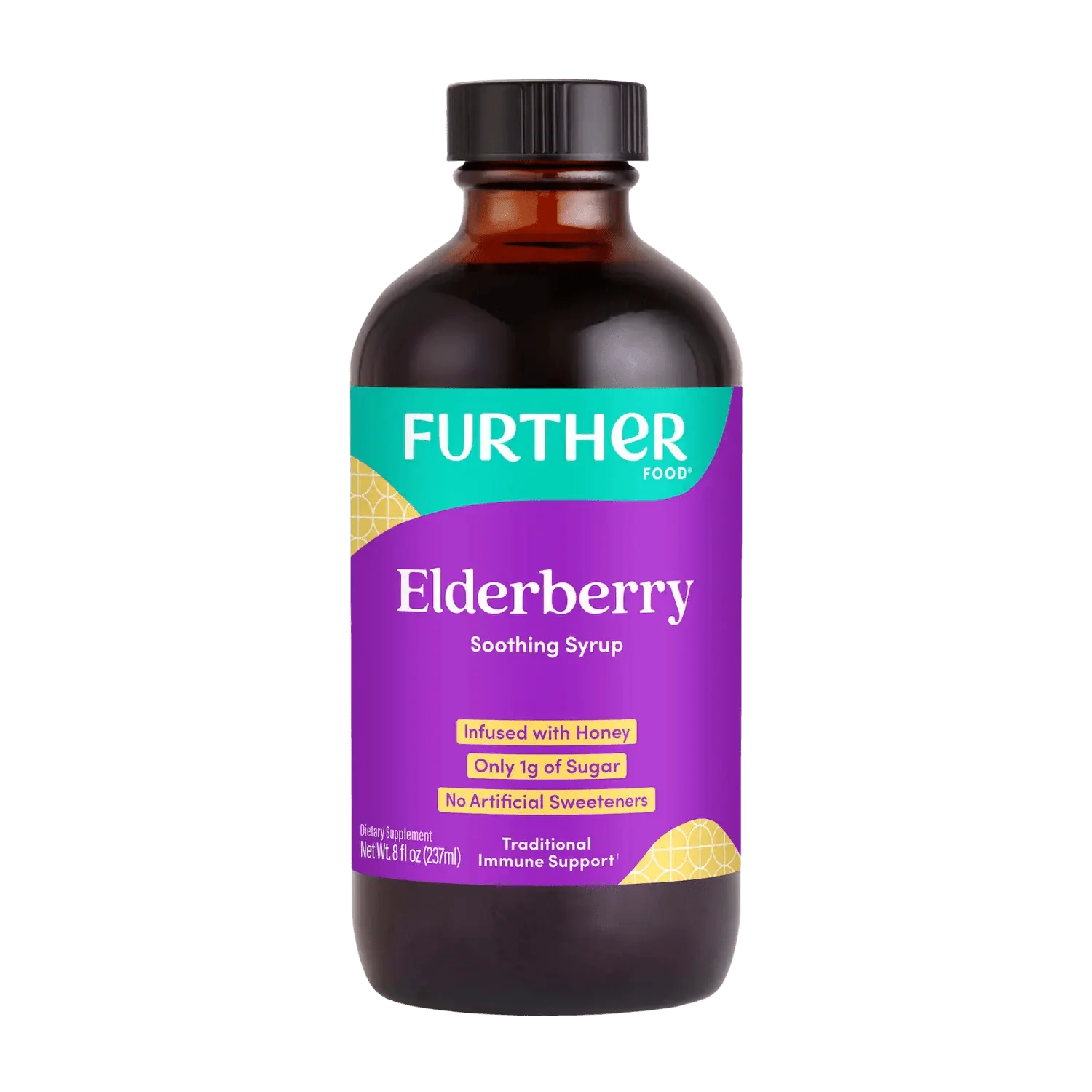Further Food Elderberry Soothing Syrup Immune Support | Suitable for Adult & Child