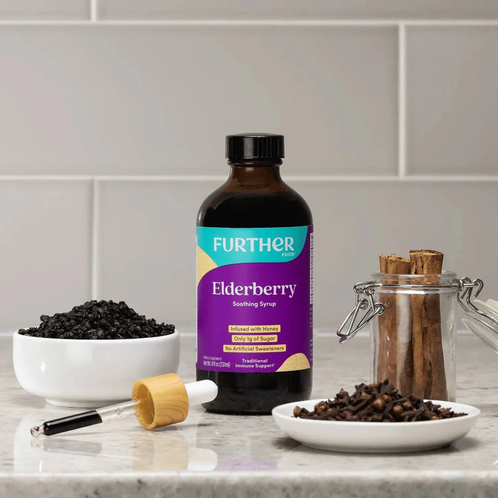 Further Food Elderberry Soothing Syrup Immune Support | Suitable for Adult & Child