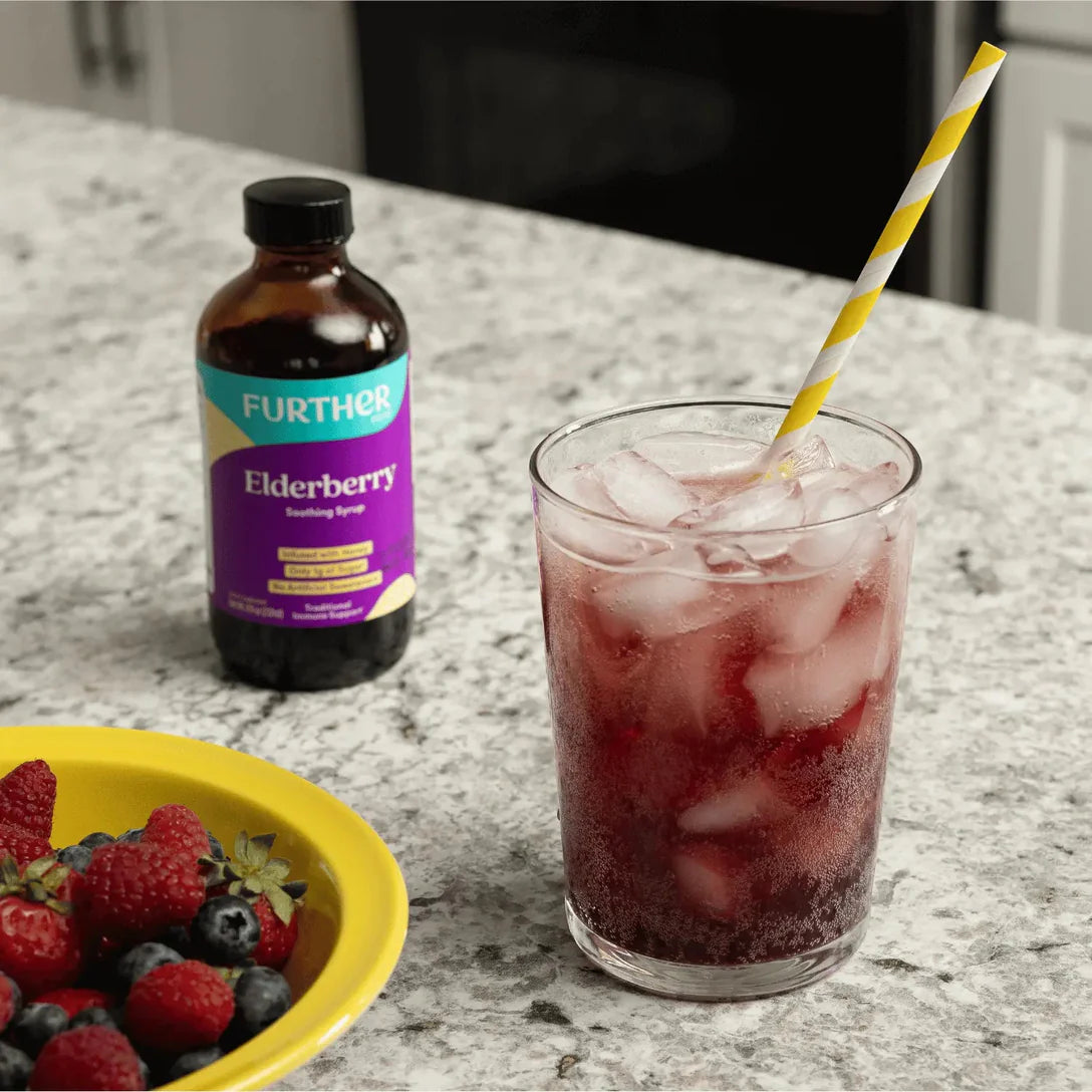 Further Food Elderberry Soothing Syrup Immune Support | Suitable for Adult & Child