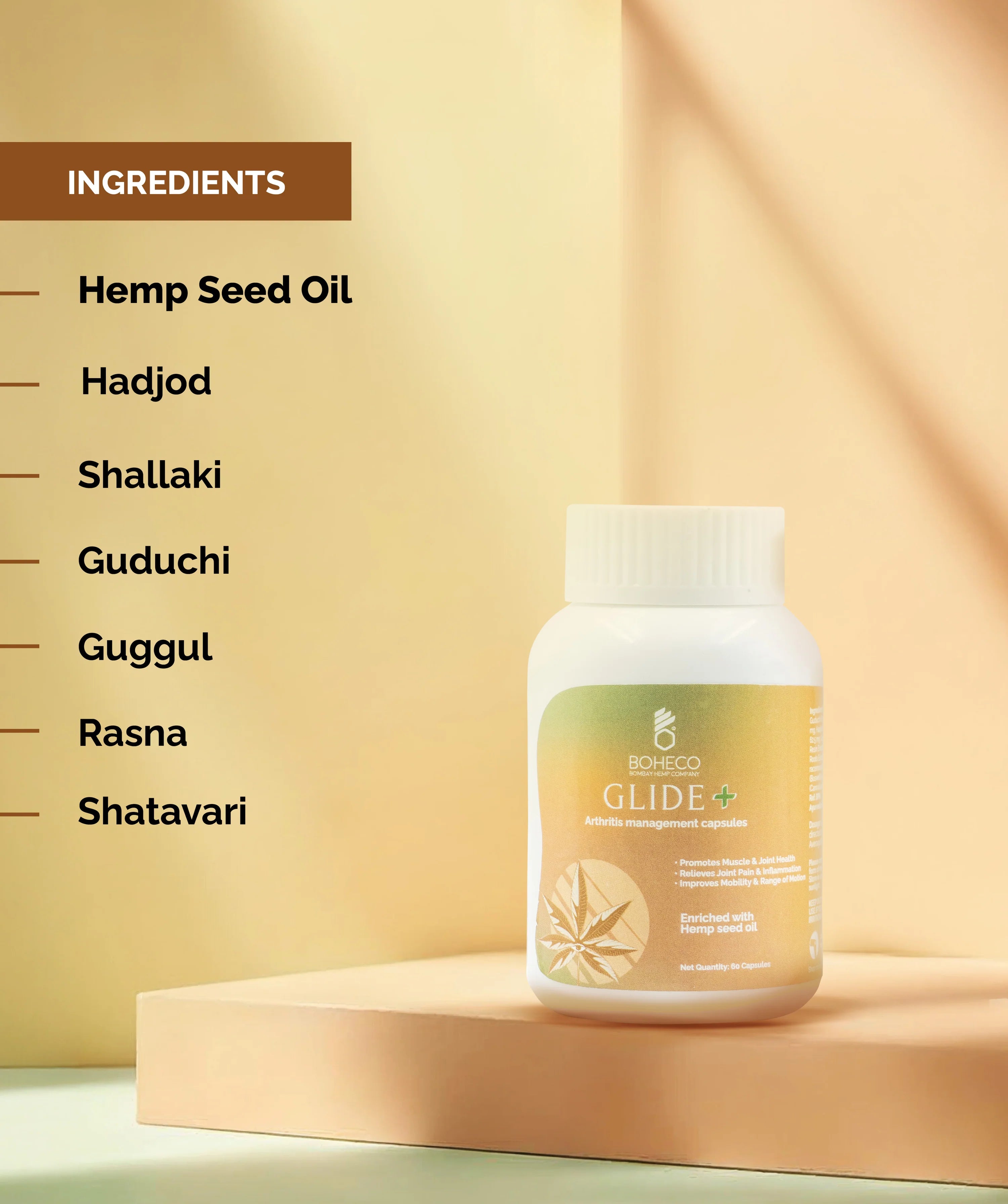 
BOHECO Glide+ Arthritis Management Capsules
