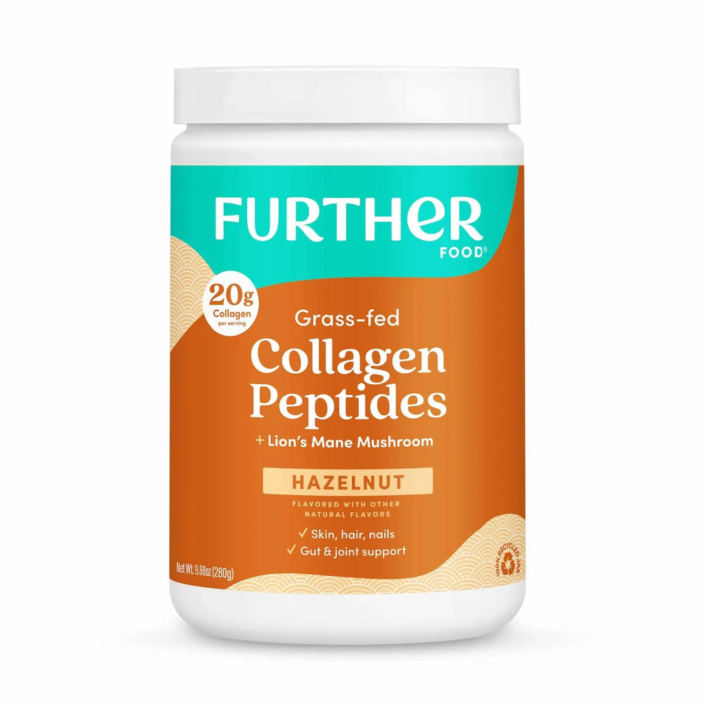 Further Food Hazelnut Bovine Collagen Peptides Powder with Lion's Mane Mushroom