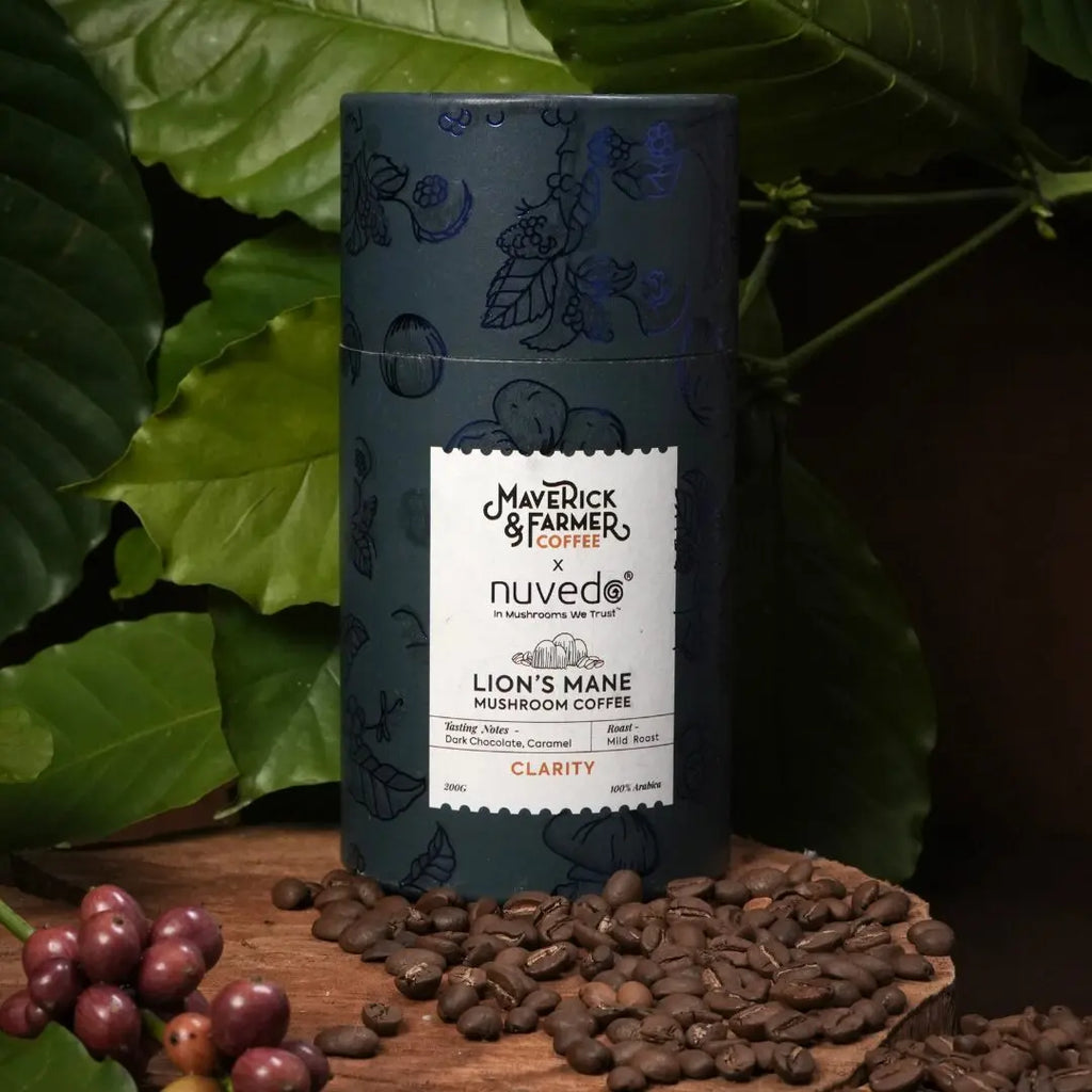 Nuvedo Lion’s Mane Mushroom Coffee | 200g Whole Beans
