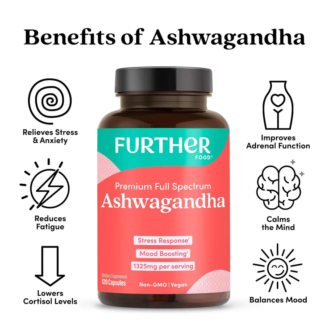 Further Food Premium Full-Spectrum Ashwagandha Capsules