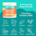 Further Food Turmeric Daily Golden Mylk Powder with Superfoods & Adaptogens