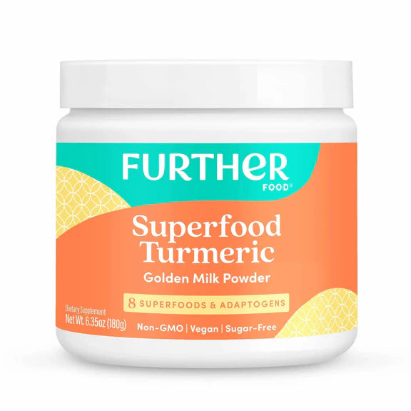 Further Food Turmeric Daily Golden Mylk Powder with Superfoods & Adaptogens