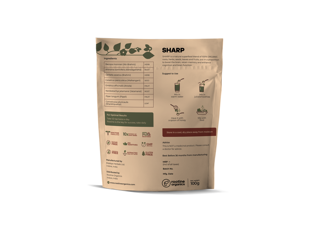Rootine Organics Sharp Superfood Blend