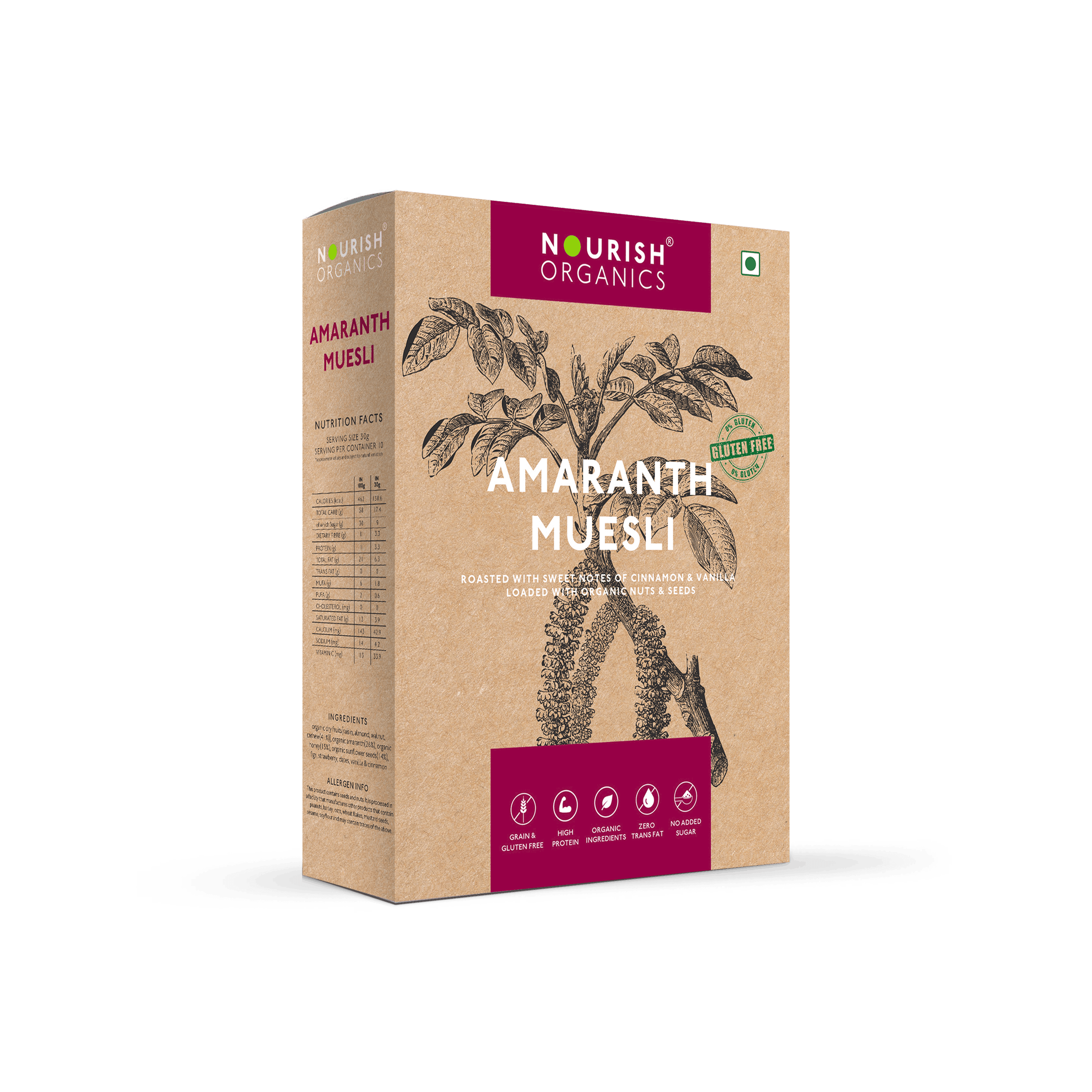 Amaranth Muesli - nourishorganics.in