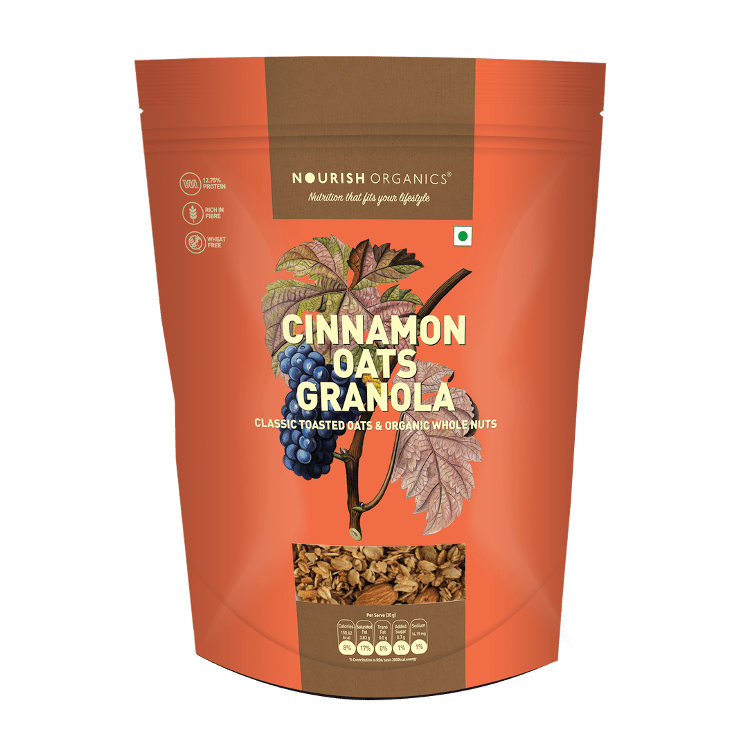 Cinnamon Oats Granola.