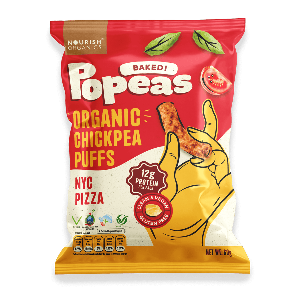 Popeas Organic Chickpea Puffs Product
