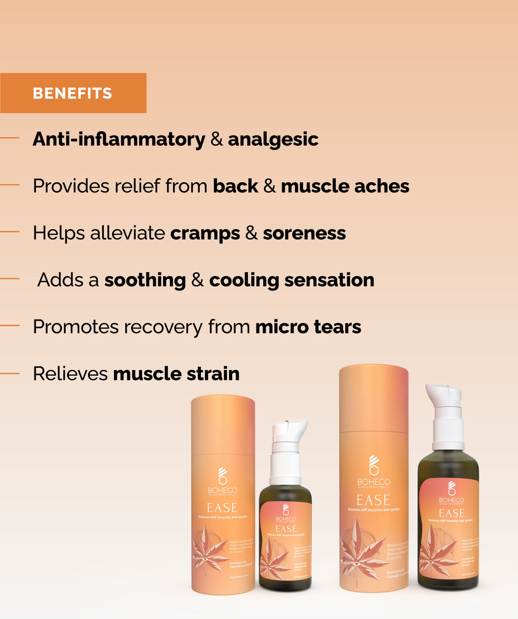 BOHECO Ease Topical Hemp Seed Oil
