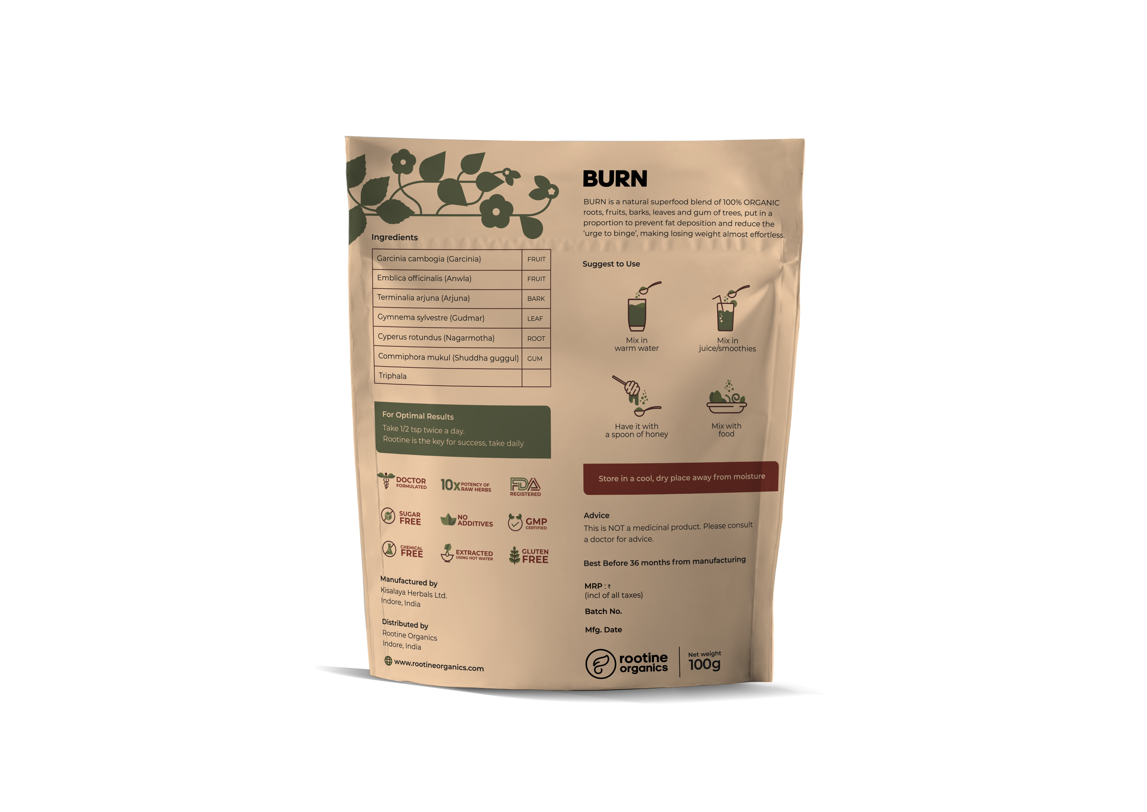 Burn – Organic Health Supplement